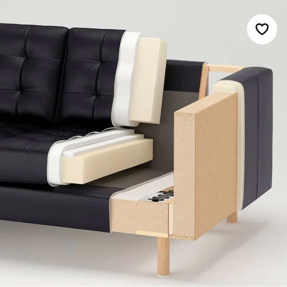 Modern Black Sofa